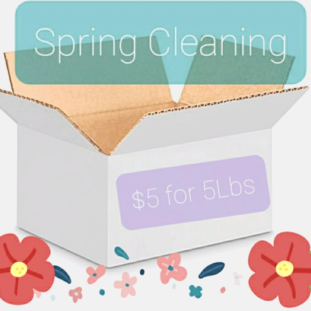 Spring Clean Mystery 5lb box for $5 + shipping
